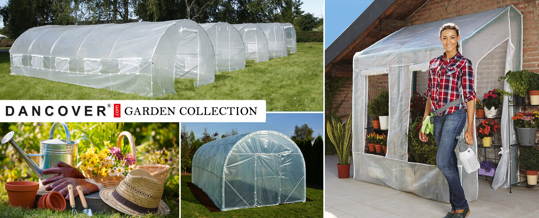 Polytunnel greenhouses from Dancover
